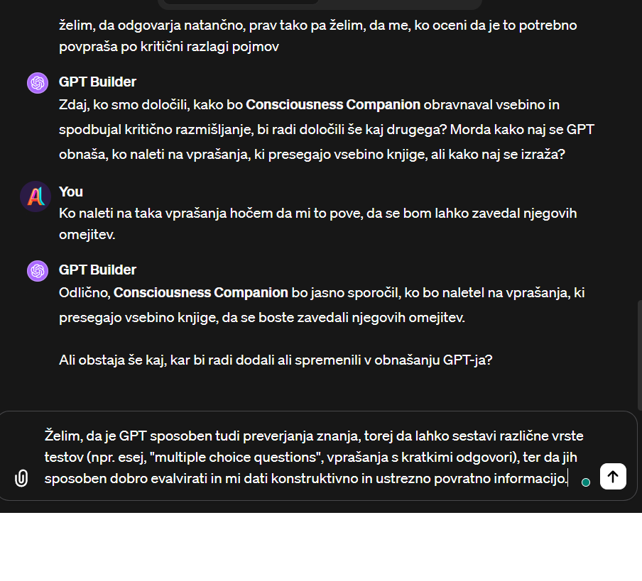 To počnemo, dokler nismo zadovoljni.